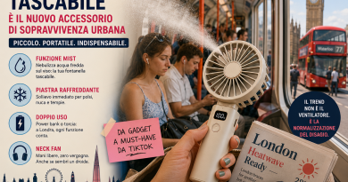 IL VENTILATORE TASCABILE È IL NUOVO STATUS SYMBOL DI LONDRA